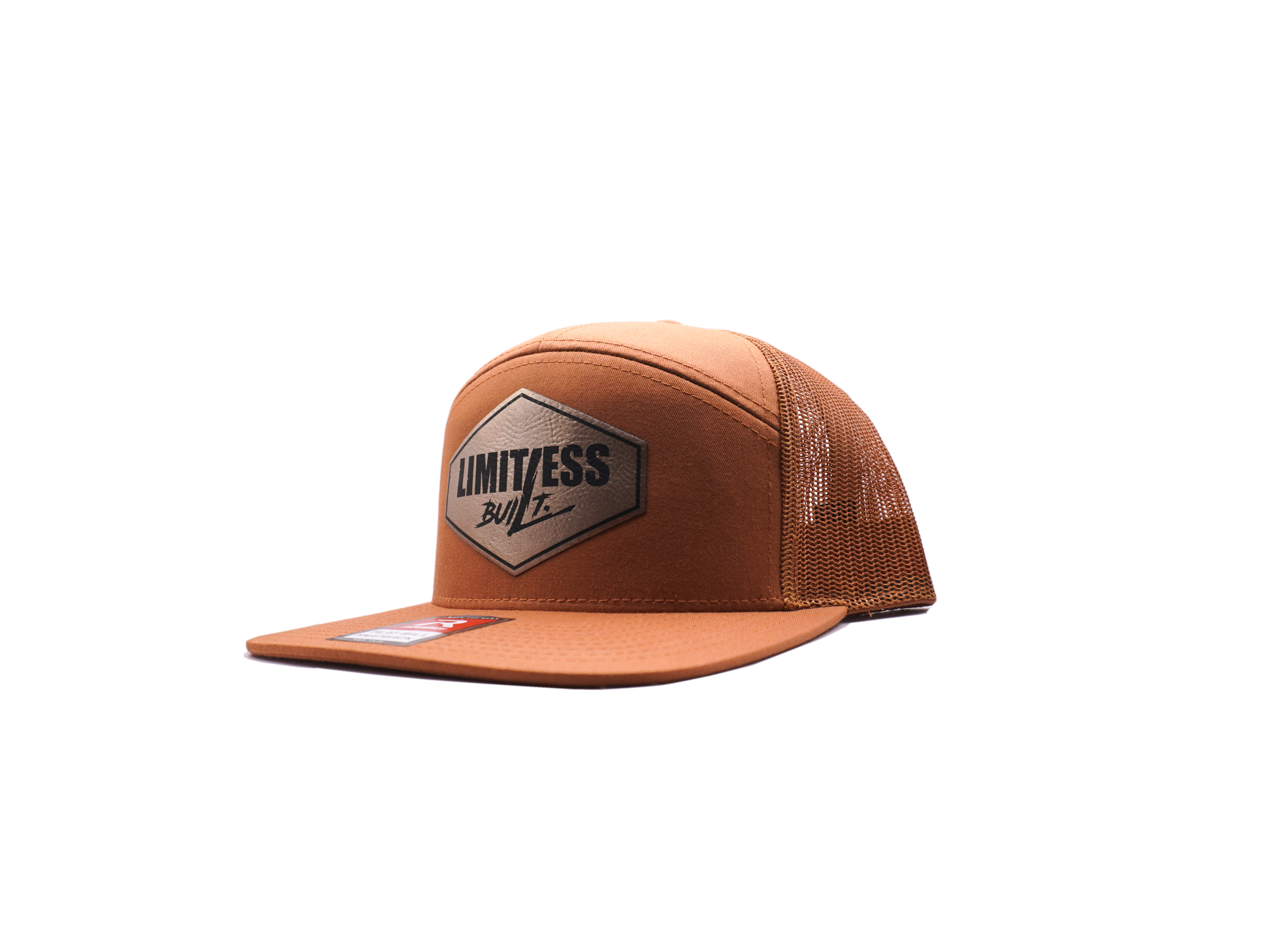 Limitless Built – Leather Patch Flatbill
