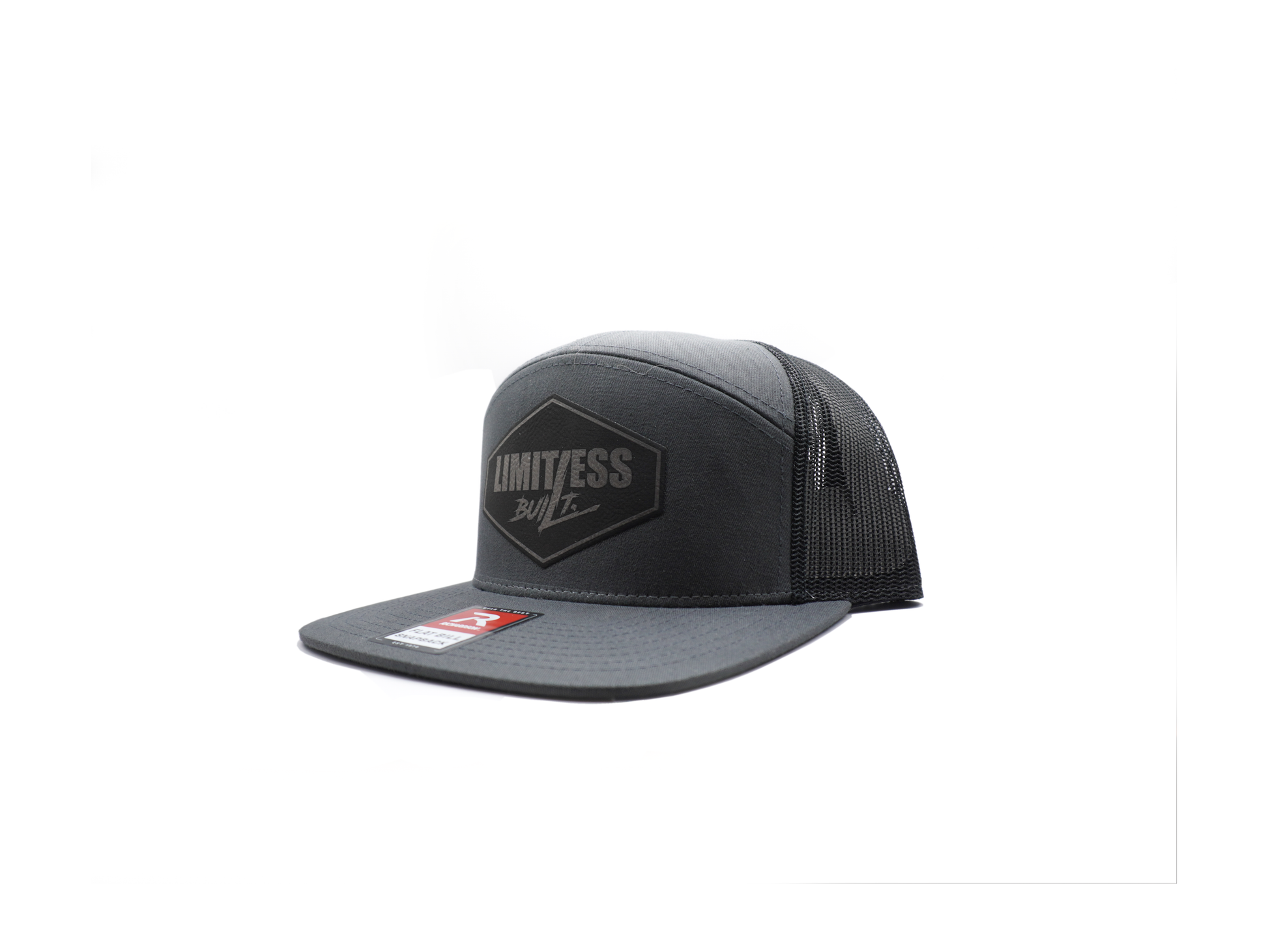 Limitless Built – Premium Leather Patch Flatbill Cap