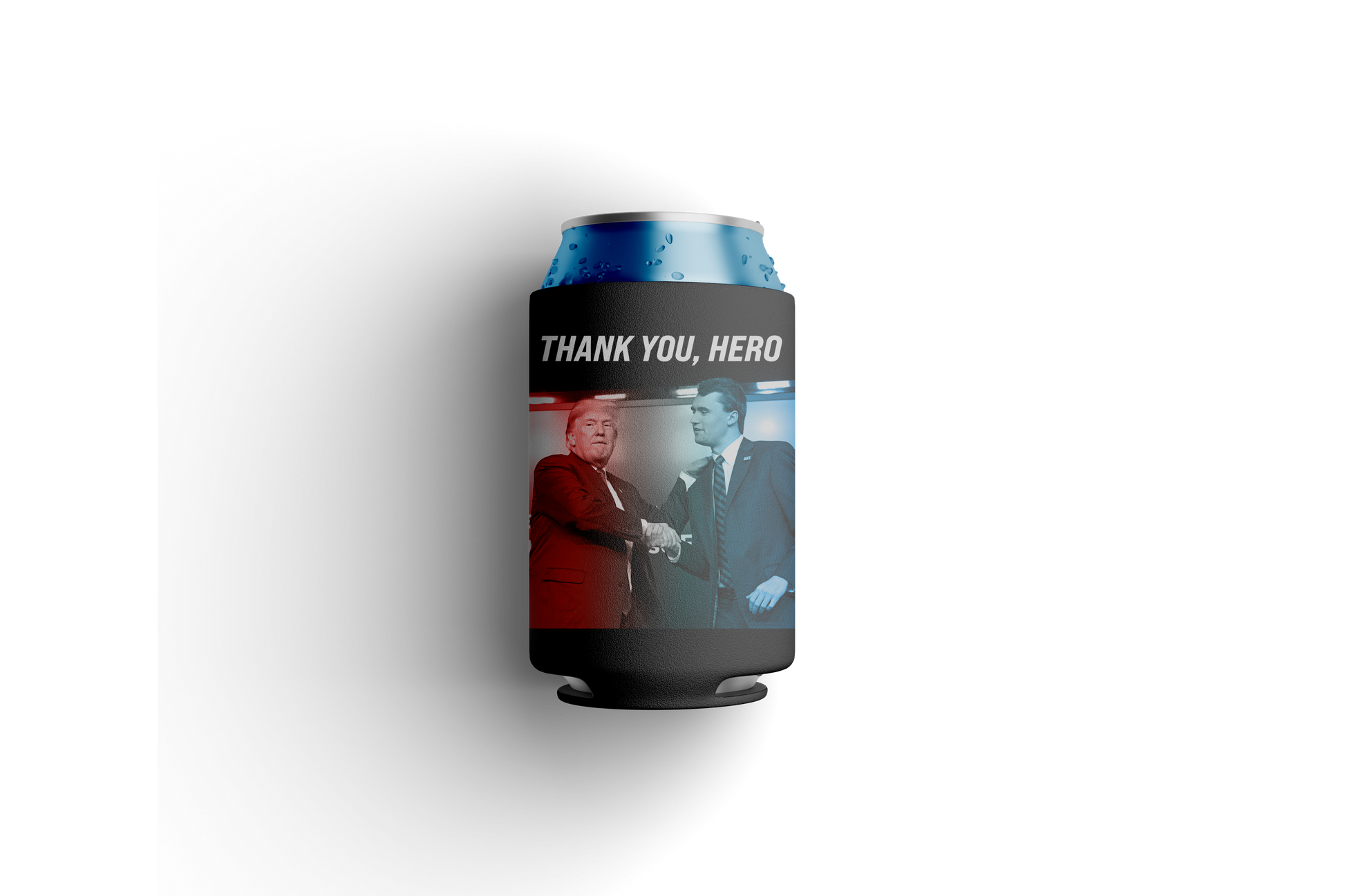 Charlie Kirk & Trump Koozie