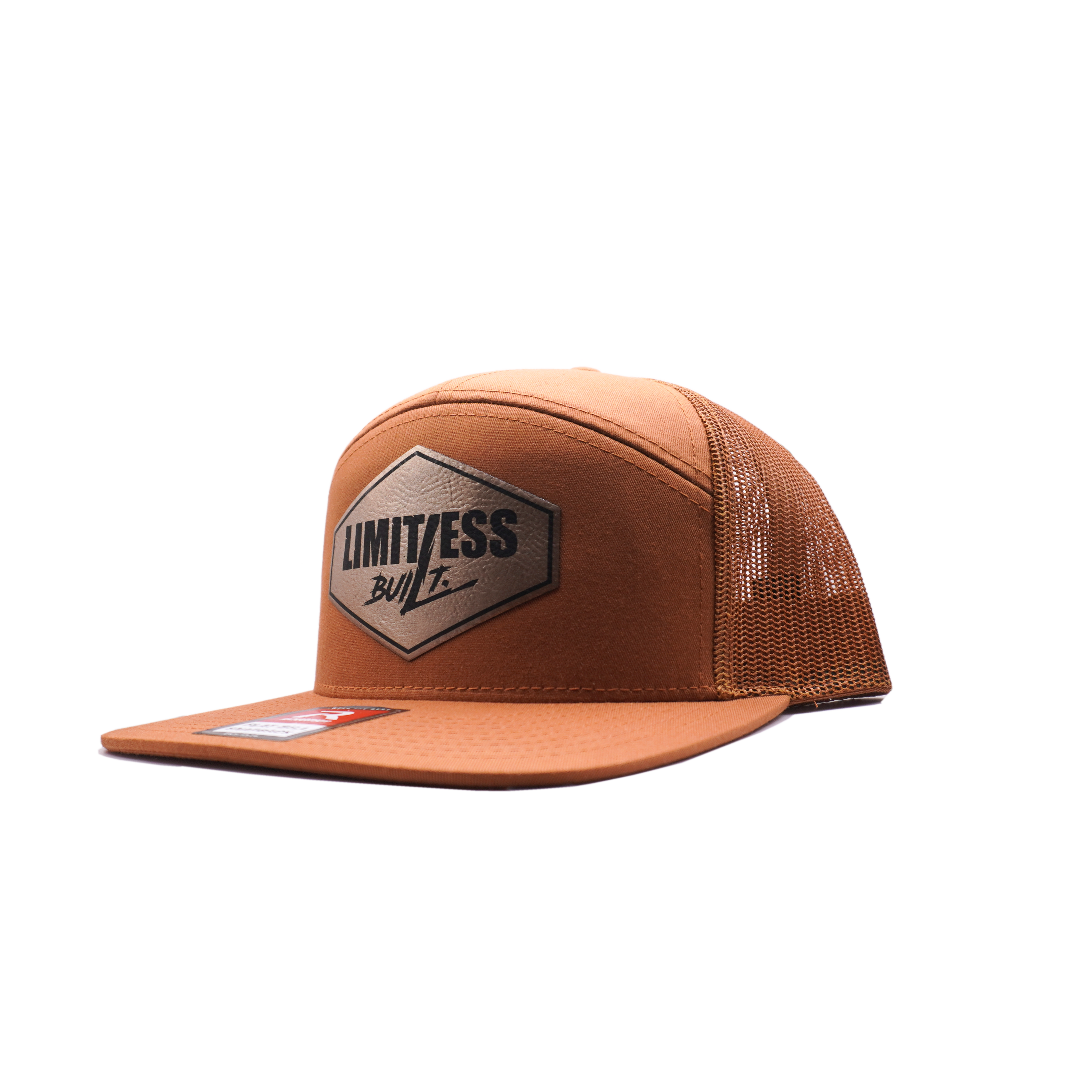 Limitless Built – Leather Patch Flatbill