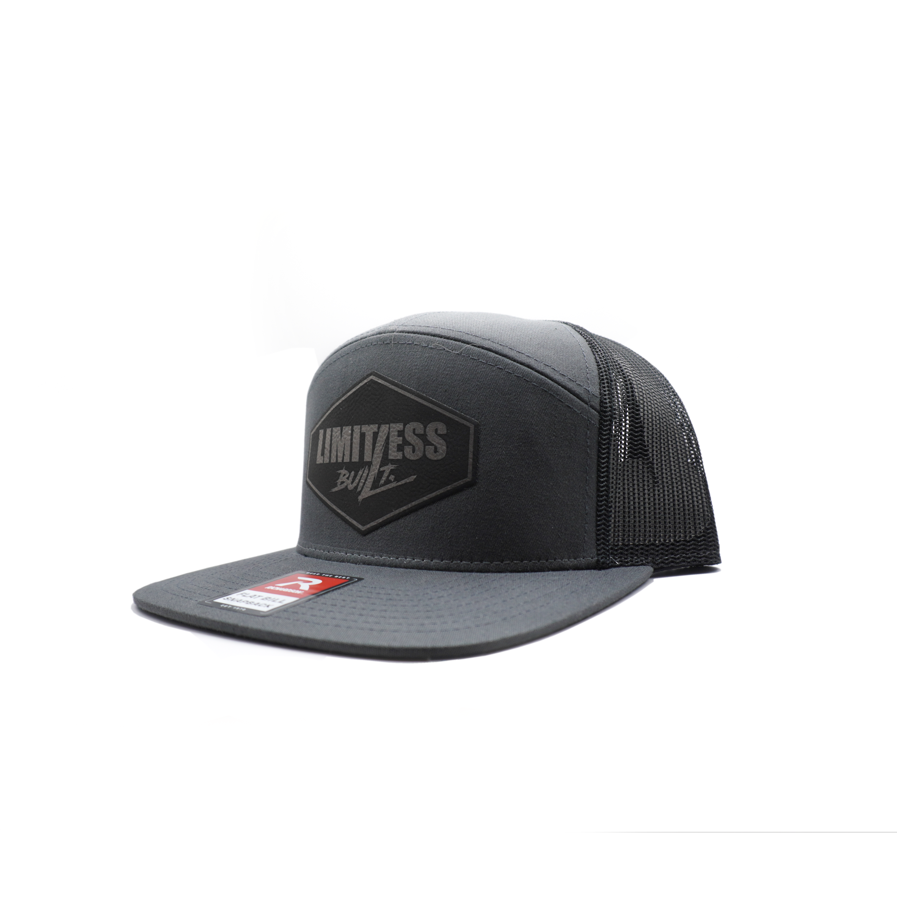 Limitless Built – Premium Leather Patch Flatbill Cap