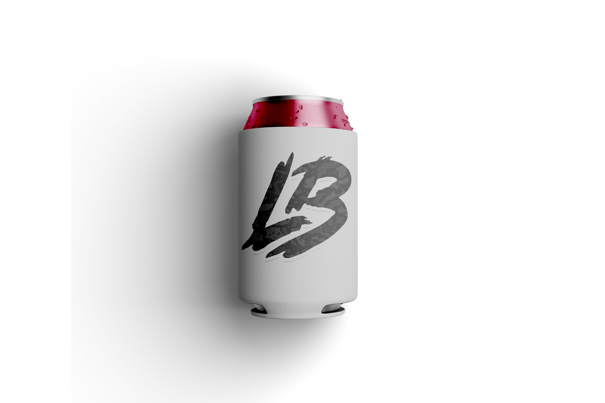 Limitless Koozie - Camo on White