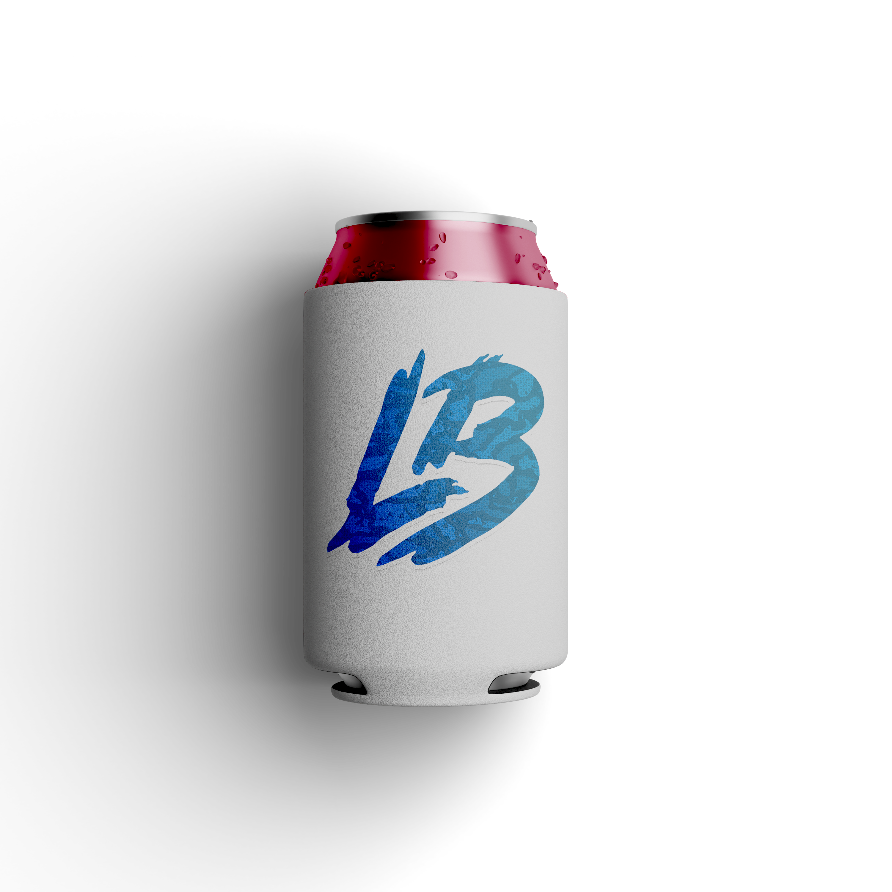 Limitless Koozie - Blue on White