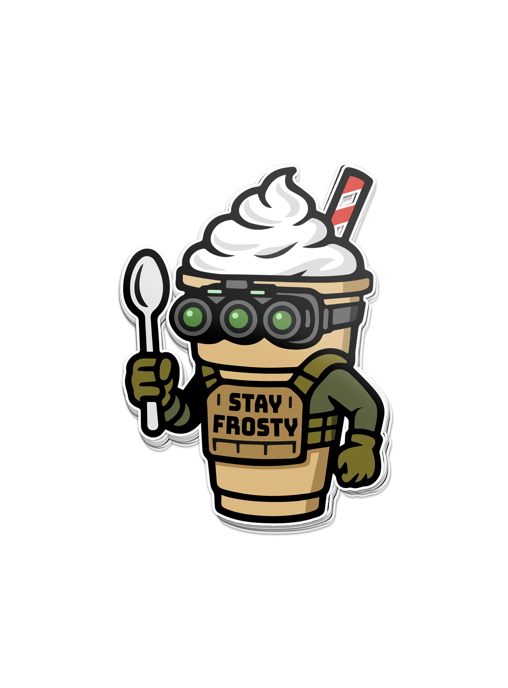 Limitless Tactical® Stay Frosty Sticker - 3 Pack