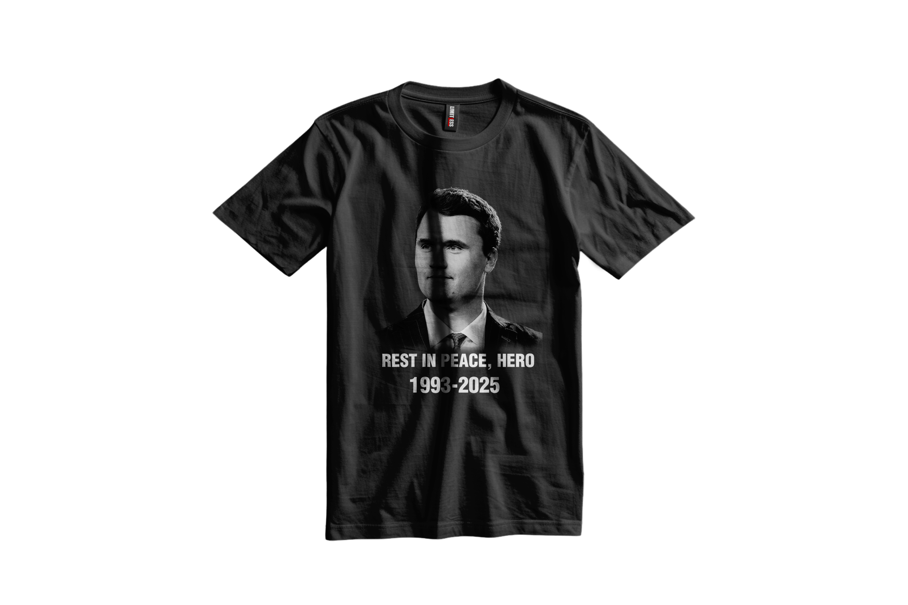 RIP Hero - Charlie Kirk Graphic T-Shirt